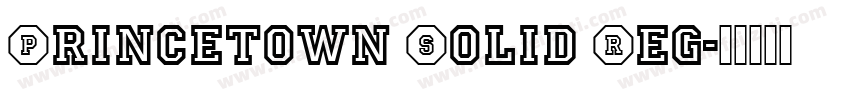 Princetown Solid Reg字体转换